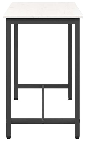 Asztal Fehér 100 x 50 x 77 cm Műszaki fa és acél