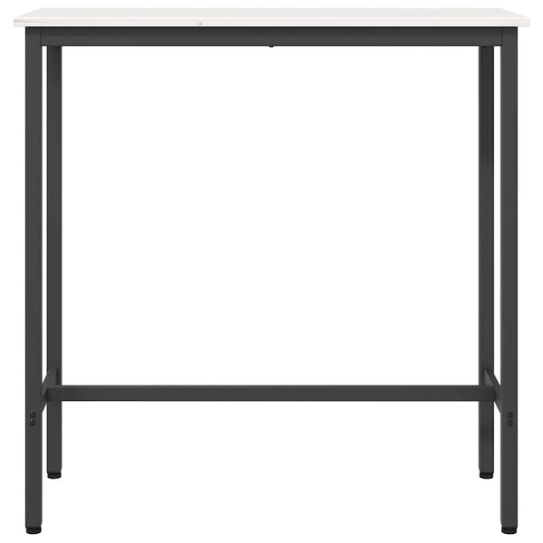 Asztal Fehér 100 x 40 x 101 cm Műszaki fa és acél