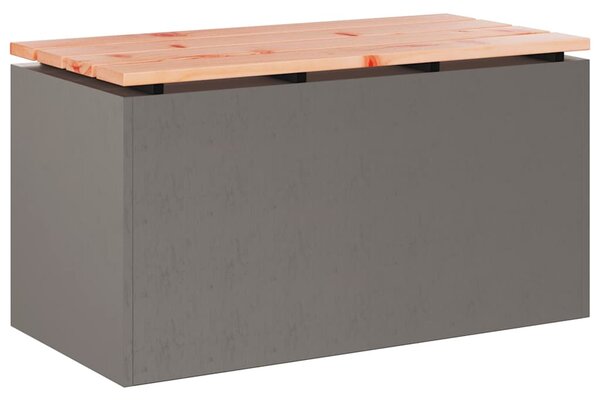 Kerti pad Rozsdás 80 x 40 x 43 cm időjárásálló acél
