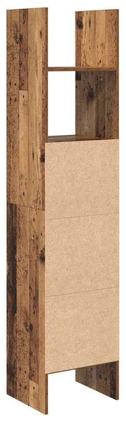 Könyvespolc Régi fa 40 x 35 x 180 cm Faanyag