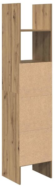 Könyvespolc kézműves tölgy 40 x 35 x 180 cm Faanyag