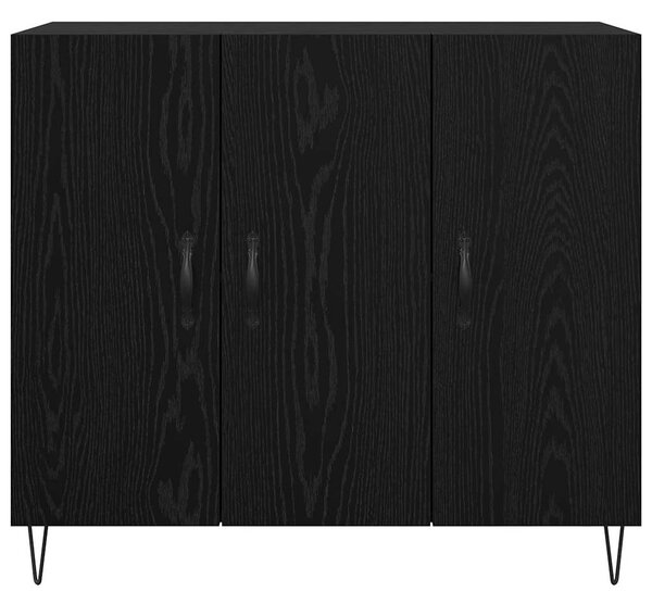Széf Fekete tölgy 90 x 32,5 x 80 cm Faanyag
