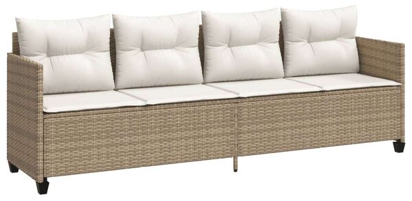 VidaXL Polyrattan Kerti Ülőgarnitúra - 5 részes - Bézs