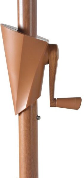 Rojaplast Wood dönthető napernyő talp nélkül - 3 M - szürke