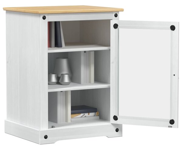 VidaXL HiFi szekrény Fehér 60 x 50 x 82 cm Tömör fenyőfa