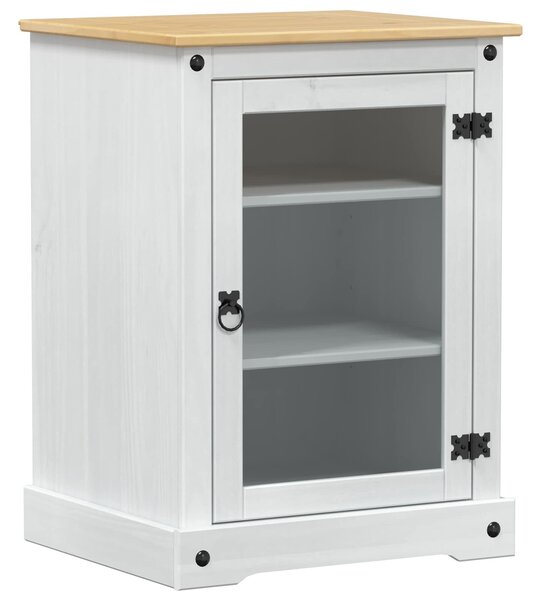 VidaXL HiFi szekrény Fehér 60 x 50 x 82 cm Tömör fenyőfa