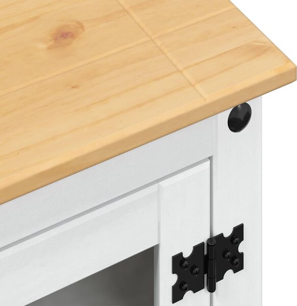 VidaXL HiFi szekrény Fehér 60 x 50 x 82 cm Tömör fenyőfa