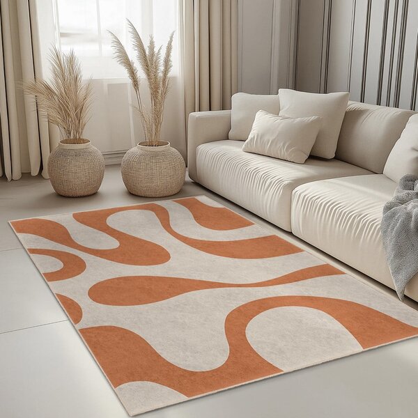 Narancssárga mosható futószőnyeg 60x230 cm Caramel Latte – Mila Home