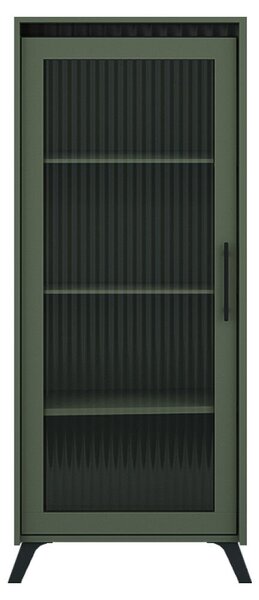 Vitrin, smoke zöld/fekete, LONGY REG1W