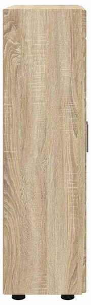 Széf polcokkal ajtóval Sonoma tölgy 55,5 x 29 x 103 cm Faanyag