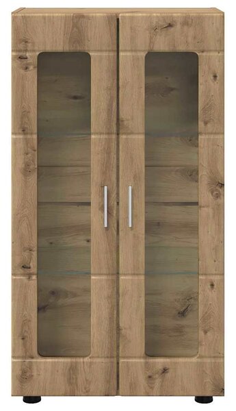 Széf polcokkal ajtóval Artisan tölgy 55,5 x 29 x 103 cm Faanyag