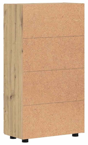 Széf polcokkal ajtóval Artisan tölgy 55,5 x 29 x 103 cm Faanyag