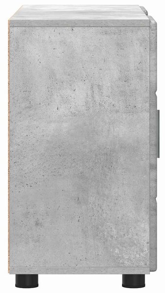 Széf ajtóval FLORIN Beton Szürke 88,5 x 30,5 x 55,5 cm Faanyag