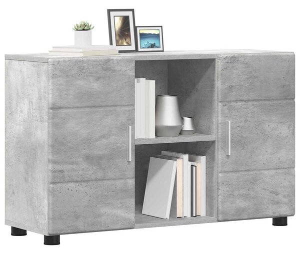 Széf ajtóval FLORIN Beton Szürke 88,5 x 30,5 x 55,5 cm Faanyag