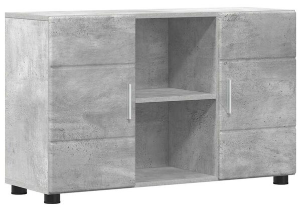 Széf ajtóval FLORIN Beton Szürke 88,5 x 30,5 x 55,5 cm Faanyag