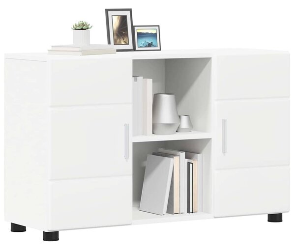 Széf polcokkal tárolóval Fehér 88,5 x 30,5 x 55,5 cm Faanyag