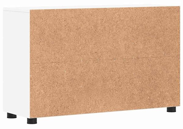 Széf polcokkal tárolóval Fehér 88,5 x 30,5 x 55,5 cm Faanyag