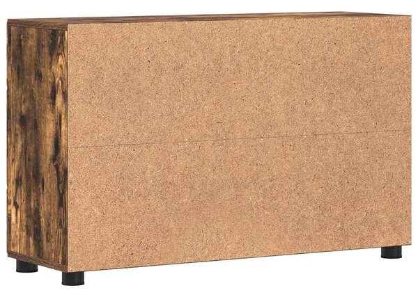 Széf polcokkal Füstölt tölgy 88,5 x 30,5 x 55,5 cm Faanyag