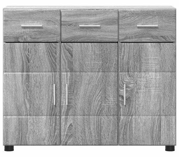 Széf polcokkal Szürke Sonoma 88,5 x 30,5 x 73 cm Faanyag