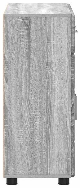 Széf polcokkal Szürke Sonoma 88,5 x 30,5 x 73 cm Faanyag