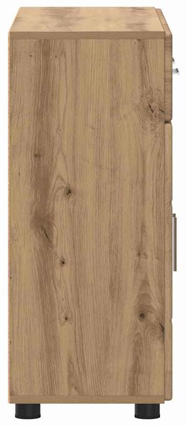 Széf polcokkal FLORIN Artisan tölgy 88,5 x 30,5 x 73 cm Faanyag