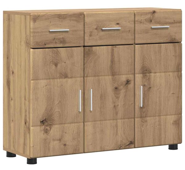 Széf polcokkal FLORIN Artisan tölgy 88,5 x 30,5 x 73 cm Faanyag