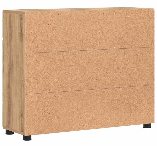 Széf polcokkal FLORIN Artisan tölgy 88,5 x 30,5 x 73 cm Faanyag