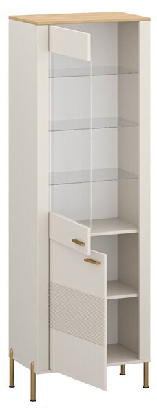Vitrin, kasmír/kő tölgy, RUNOL 1D1W