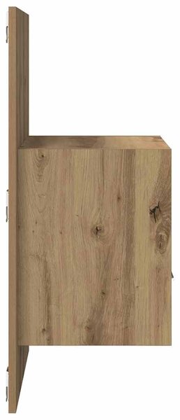 Éjjeliszekrény 2 db Artisan tölgy 50 x 32.5 x 80cm Szerelt Fa