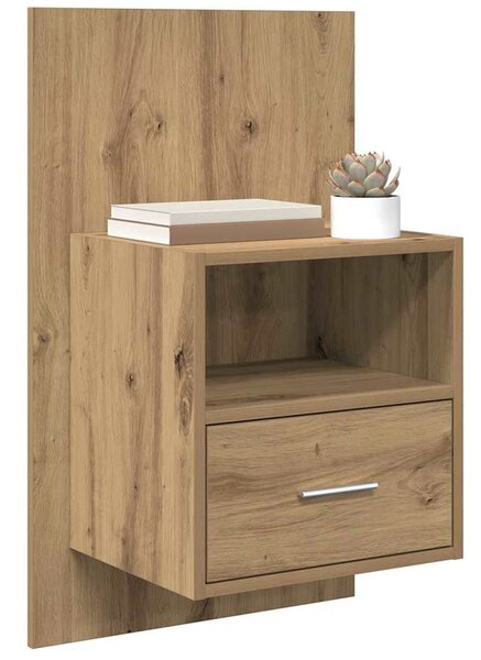 Éjjeliszekrény 2 db Artisan tölgy 50 x 32.5 x 80cm Szerelt Fa