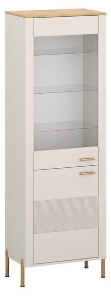 Vitrin, kasmír/kő tölgy, RUNOL 1D1W
