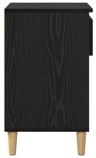 Cipőszekrény fiókkal Fekete tölgy 102 x 36 x 60 cm Faanyag