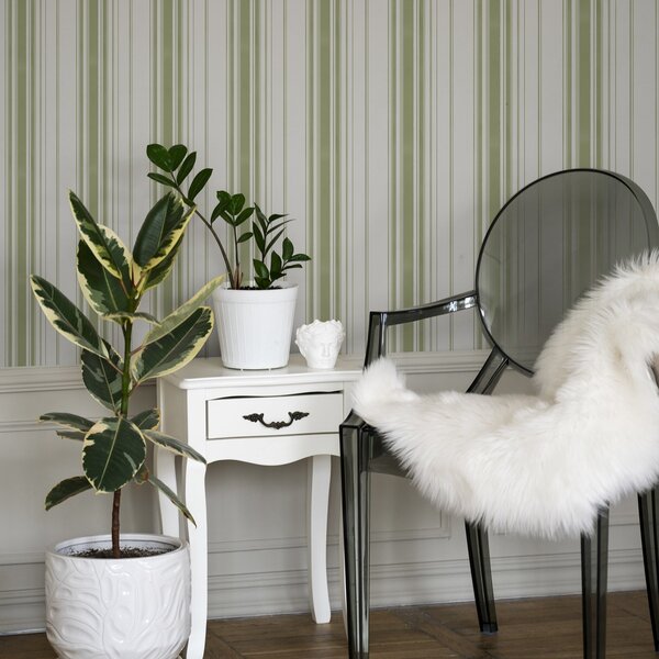 Tapéta Különböző szélességű zöld függőleges csíkok, Tapétá geometria, Tapétá geometria csíkok, a00565 : Uwalls.hu