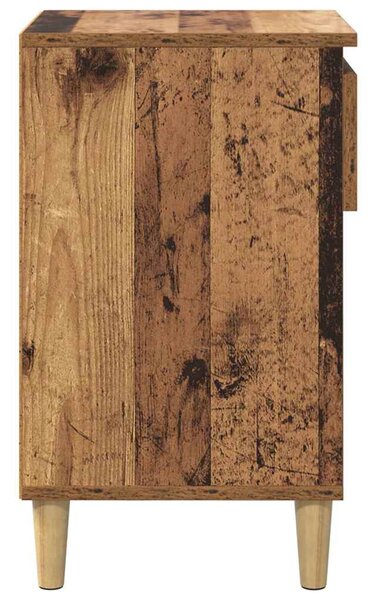 Cipőszekrény fiókkal tárolóval Öreg fa 102 x 36 x 60 cm Faanyag