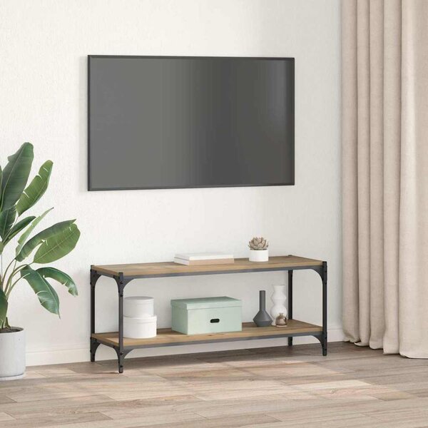 TV szekrény Artisan tölgy 100x33x41cm Műszaki fa és vas