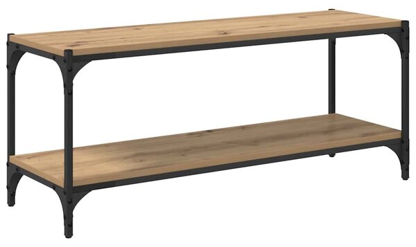 TV szekrény Artisan tölgy 100x33x41cm Műszaki fa és vas