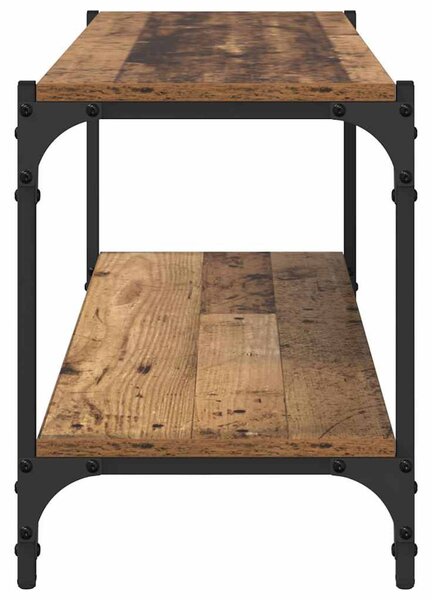 TV szekrény Öreg fa 100x33x41cm Műszaki fa és vas