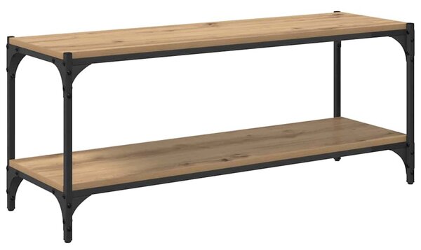 TV szekrény Artisan tölgy 100x33x41cm Műszaki fa és vas