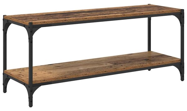 TV szekrény Öreg fa 100x33x41cm Műszaki fa és vas