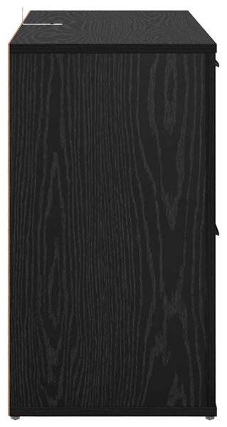 Fiókkal Musta tammi 100 x 33 x 59,5 cm Faanyag