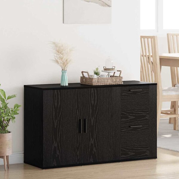Fiókkal Musta tammi 100 x 33 x 59,5 cm Faanyag