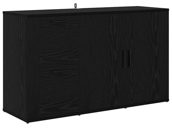 Fiókkal Musta tammi 100 x 33 x 59,5 cm Faanyag
