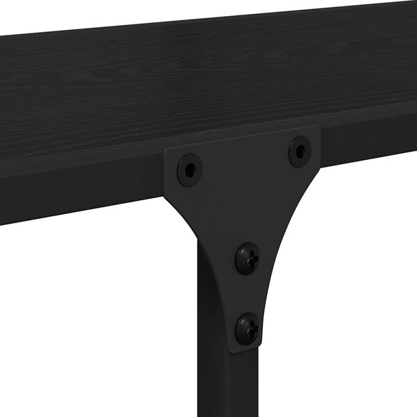Könyvespolc Musta tammi 100 x 32 x 170 cm Faanyag