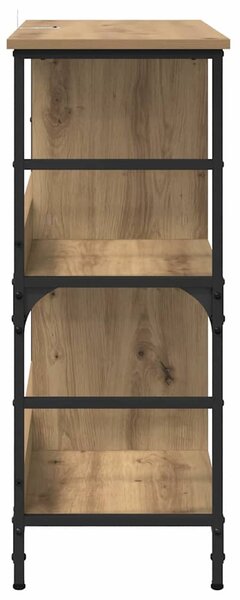 Könyvespolc kézműves tölgy 78.5 x 33 x 82 cm Faanyag
