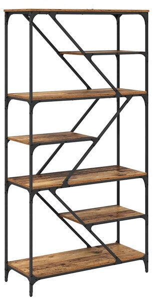 Könyvespolc Öreg fa 91 x 36 x 176 cm Faanyag