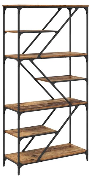 Könyvespolc Öreg fa 91 x 36 x 176 cm Faanyag