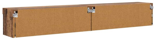 TV Fali Szekrények Panama 2 pcs Öreg fa 100 x 30 x 30 cm