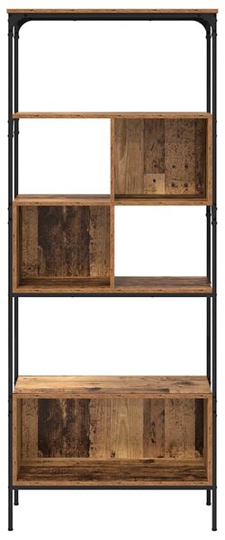 Könyvszekrény Öreg fa 76 x 33 x 188,5 cm Faanyag