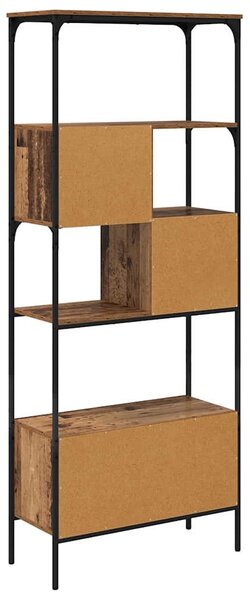 Könyvszekrény Öreg fa 76 x 33 x 188,5 cm Faanyag
