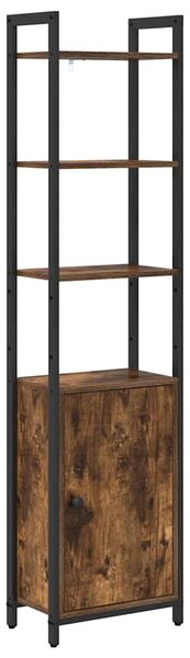 Könyvespolc Füstölt tölgy 40 x 24 x 161 cm Faanyag